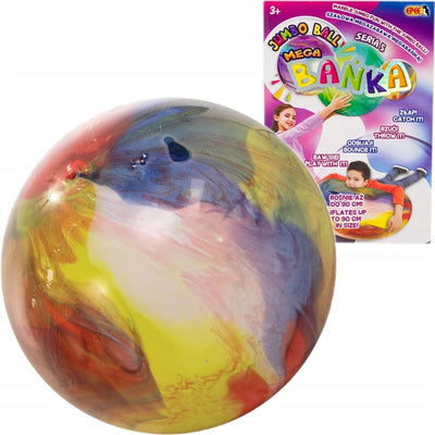 Zabawka MEGA BAŃKA DMUCHANA PIŁKA BALONOWA KOLOROWY MIX #1 - kolekcjonerska premium zabawki Aseo dla dzieci