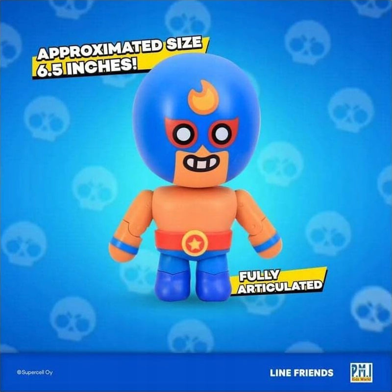 BRAWL STARS RUCHOMA KOLEKCJONERSKA  AKCJ - widok 5 opakowania szczegoly zabawka kolekcja