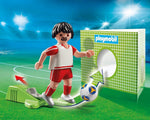 PLAYMOBIL PIŁKARZ REPREZENTACJI POLSKI 7 - widok 3 opakowania szczegoly zabawka kolekcja