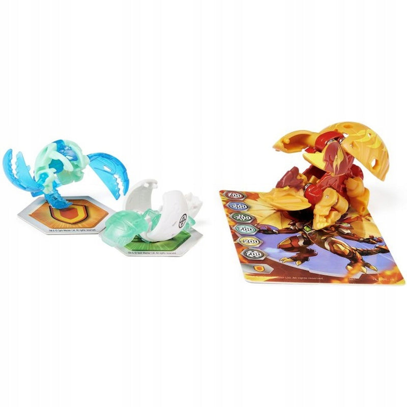 BAKUGAN EVOLUTIONS PLATINUM POWER UP 3-P - widok 3 opakowania szczegoly zabawka kolekcja