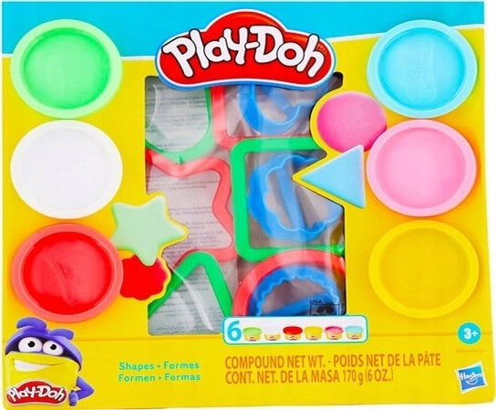 PLAY-DOH CIASTOLINA ZESTAW KSZTAŁTY FORE - widok 2 opakowania szczegoly zabawka kolekcja