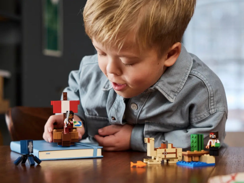 LEGO MINECRAFT DUŻY ORYGINALNY ZESTAW KL - widok 2 LEGO opakowanie szczegoly collectible