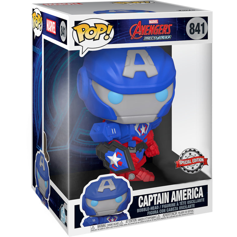 Figurka Funko POP MARVEL AVENGERS MECH STRIKE CAPTAIN AMERICA S - kolekcjonerska premium dla fanow kolekcjoner