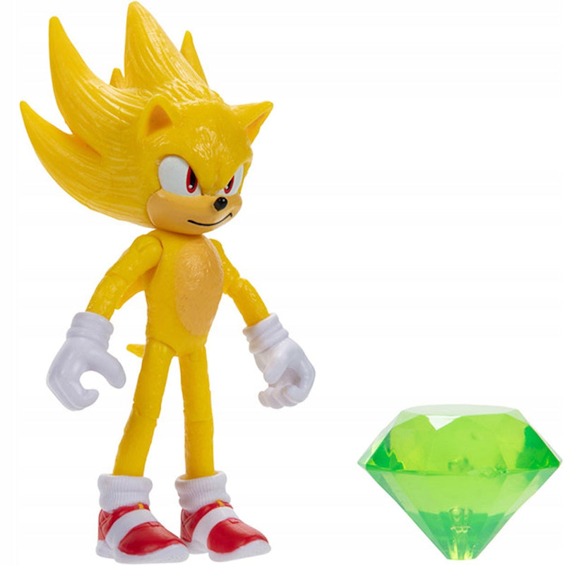 SONIC THE HEDGEHOG 2 MOVIE  SUPER SONIC  - widok 3 opakowania szczegoly zabawka kolekcja