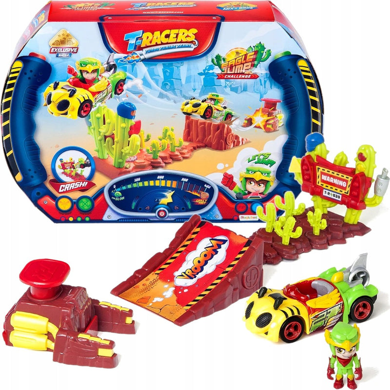 Zabawka T-RACERS TURBO TUNING TEAMS EAGLE JUMP CHALLENGE Z - kolekcjonerska premium zabawki Aseo dla dzieci
