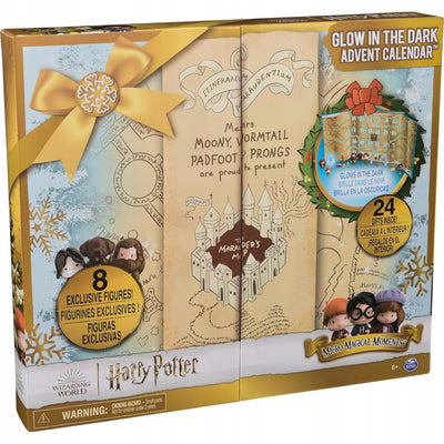 Zabawka HARRY POTTER GLOW IN THE DARK KALENDARZ ADWENTOWY  - kolekcjonerska premium zabawki Aseo dla dzieci