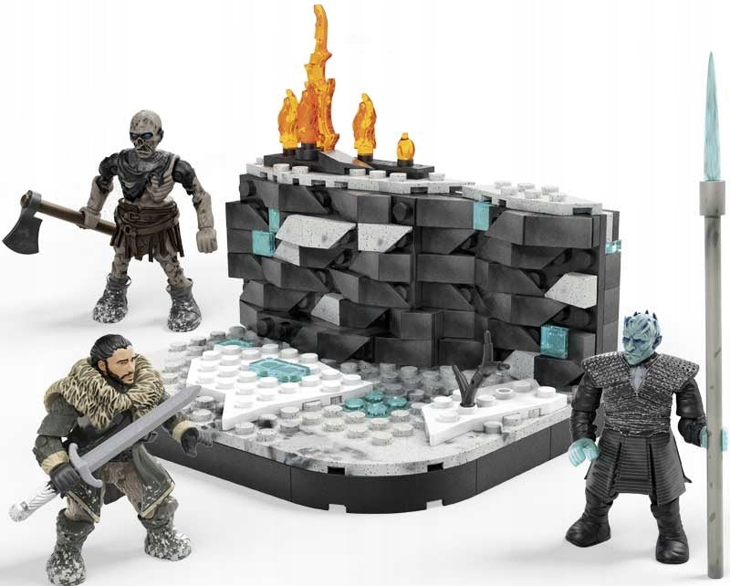 MEGA CONSTRUX BLOKS GRA O TRON JON SNOW  - widok 3 opakowania szczegoly zabawka kolekcja