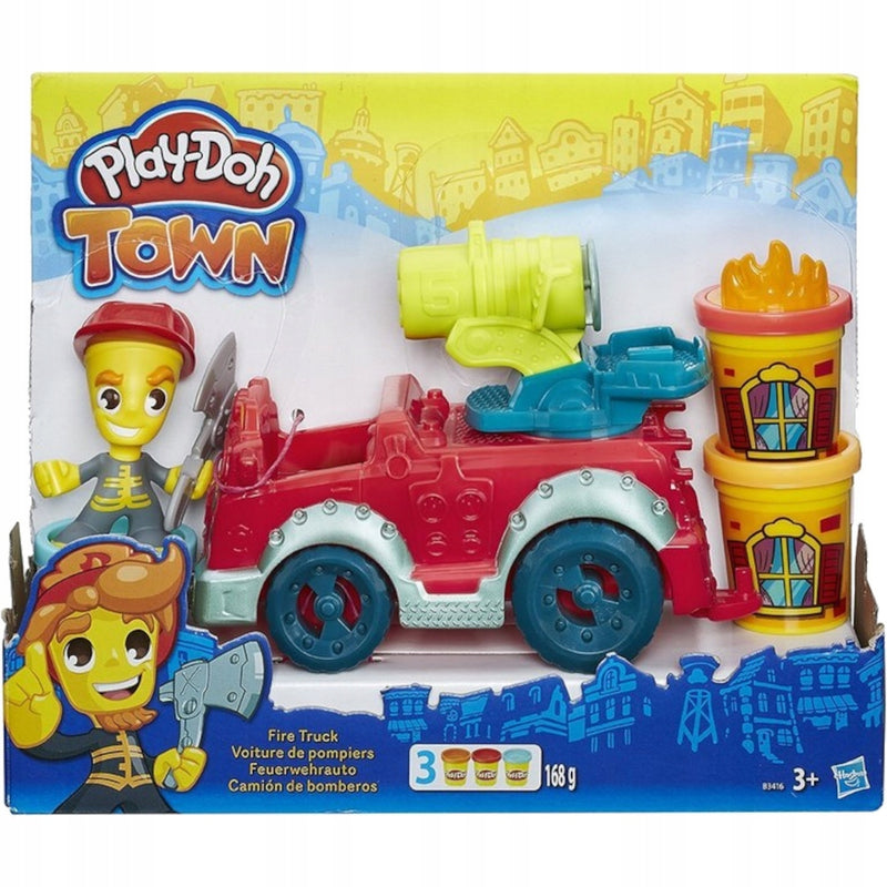 Zabawka PLAY-DOH CIASTOLINA HASBRO ZESTAW TOWN WÓZ STRAŻAC - kolekcjonerska premium zabawki Aseo dla dzieci