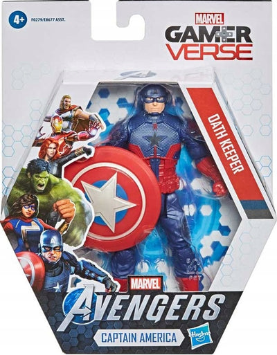 MARVEL AVENGERS RUCHOMA  KAPITAN AMERYKA - widok 2 opakowania szczegoly zabawka kolekcja