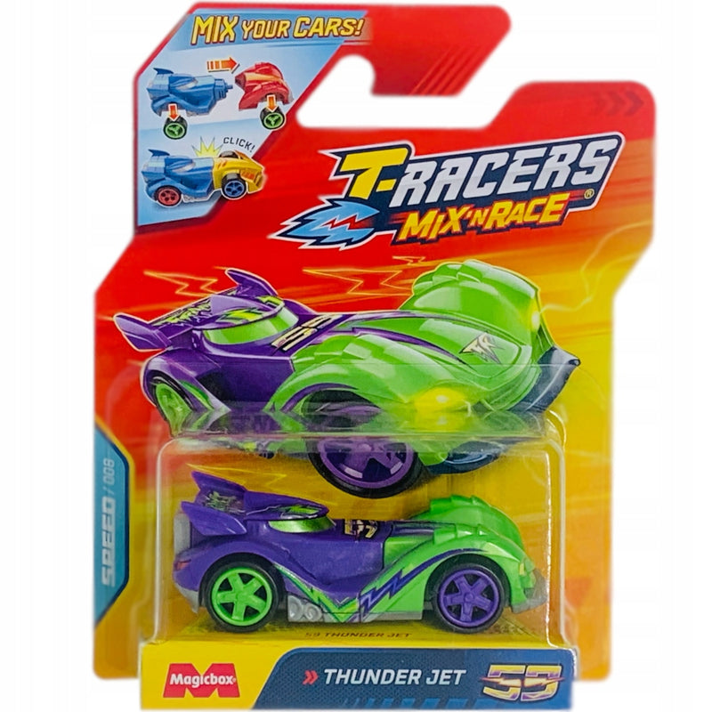 Zabawka T-RACERS 2.0 MIX 'N RACE MAGIC BOX SPEED 008 SAMOC - kolekcjonerska premium zabawki Aseo dla dzieci