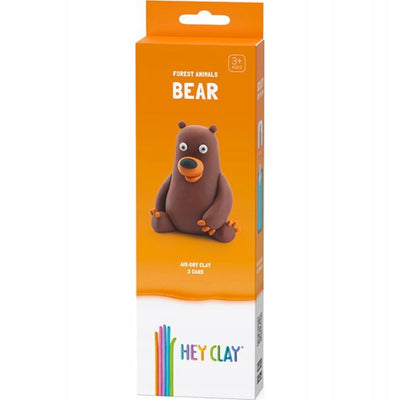 Zabawka HEY CLAY FOREST ANIMALS BEAR 3 TUBKI - kolekcjonerska premium zabawki Aseo dla dzieci