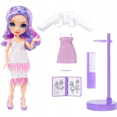 RAINBOW HIGH FANTASTIC FASHION LALKA VIO - widok 2 opakowania szczegoly zabawka kolekcja
