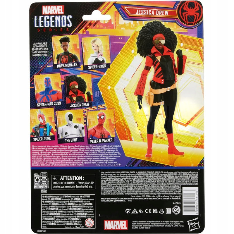 MARVEL LEGENDS SERIES SPIDER-MAN SPIDER- - widok 4 opakowania szczegoly zabawka kolekcja