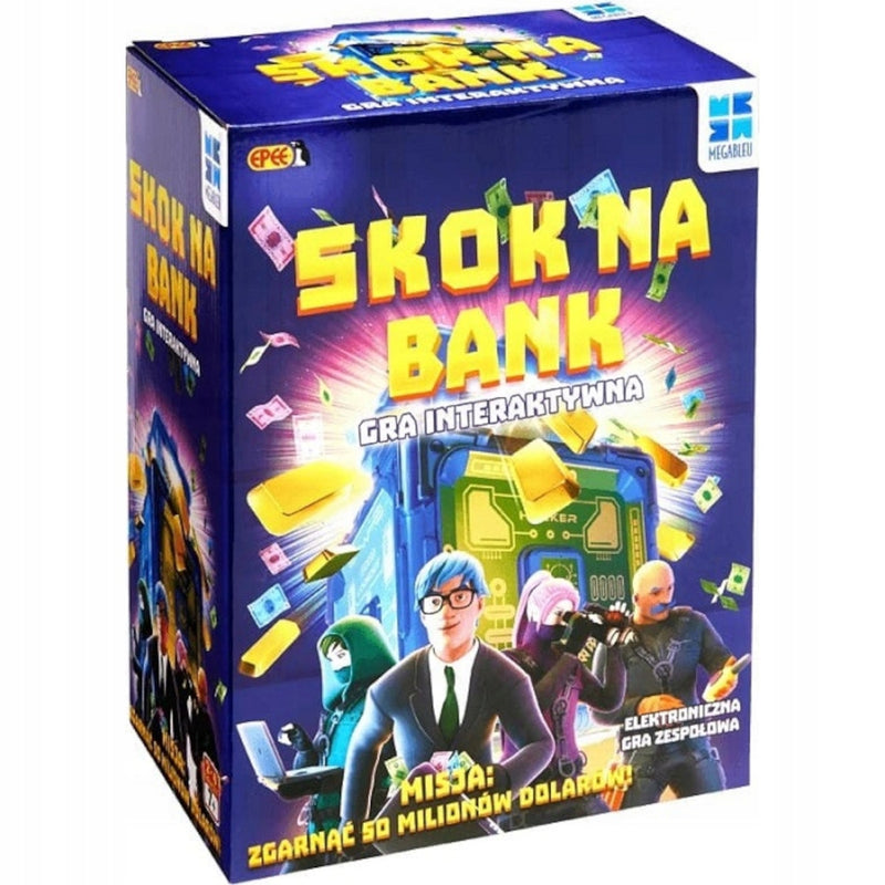 Zabawka SKOK NA BANK GRA INTERAKTYWNA RODZINNA EPEE EP0395 - kolekcjonerska premium zabawki Aseo dla dzieci