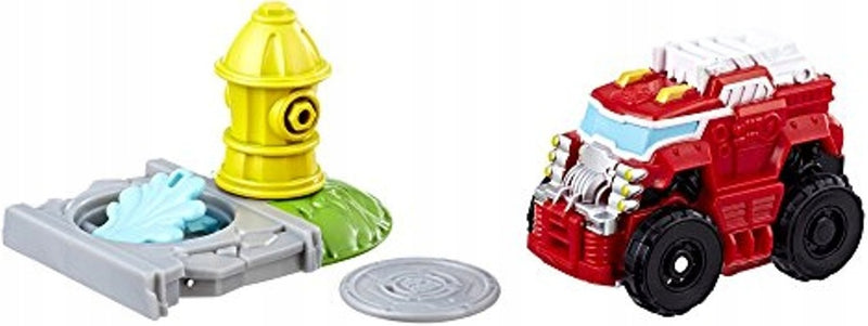 TRANSFORMERS RESCUE BOTS FLIP RACERS HEA - widok 2 opakowania szczegoly zabawka kolekcja