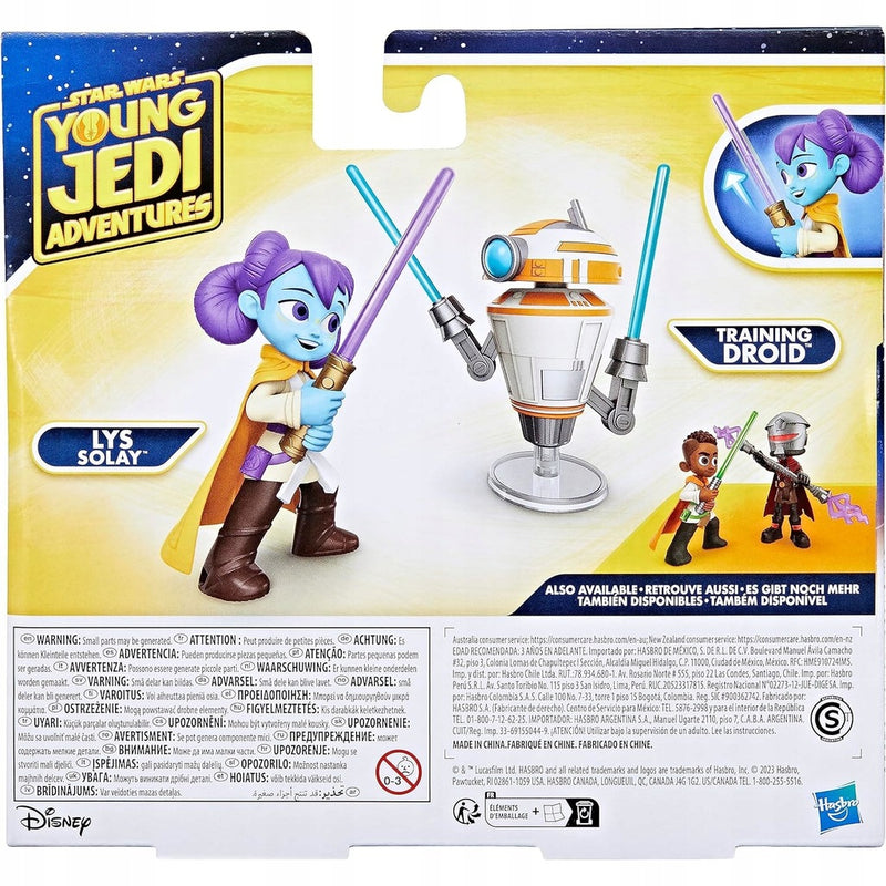 STAR WARS PRZYGODY MŁODYCH JEDI ZESTAW F - widok 4 opakowania szczegoly zabawka kolekcja