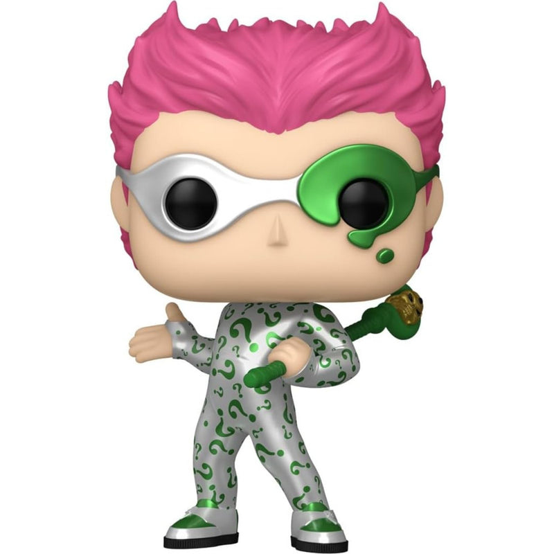 Funko POP Heroes Batman Riddler 530 - tył opakowania - Edward Nygma question mark classic