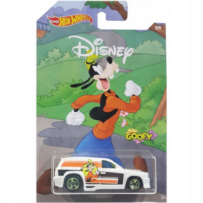Zabawka HOT WHEELS DISNEY CHARACTER CARS GOOFY FANDANGO 3/ - kolekcjonerska premium zabawki Aseo dla dzieci