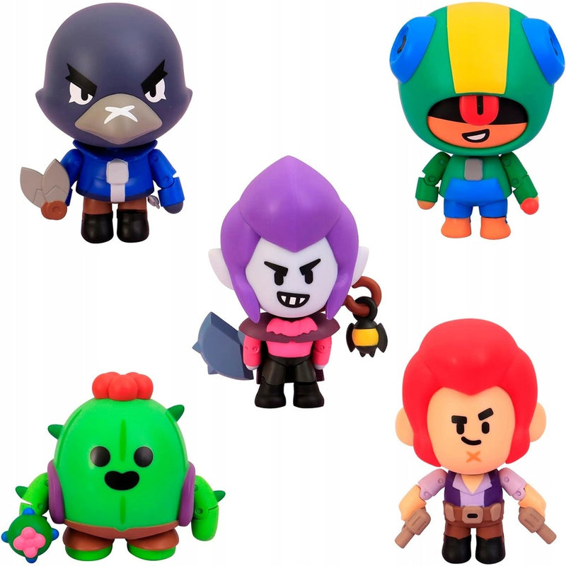 BRAWL STARS RUCHOME FIGURKI ZADYMIARZE 5 - widok 5 opakowania szczegoly zabawka kolekcja