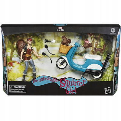 MARVEL LEGENDS  SQUIRREL GIRL + MOTOCYKL - widok 2 opakowania szczegoly zabawka kolekcja