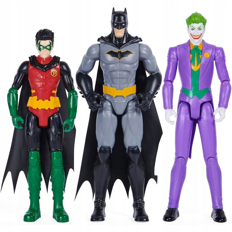 DC BATMAN MEGA ZESTAW DUŻE RUCHOME FIGUR - widok 2 opakowania szczegoly zabawka kolekcja