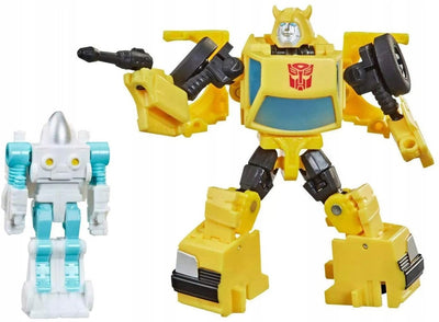 TRANSFORMERS BUZZWORTHY BUMBLEBEE SPIKE  - widok 2 opakowania szczegoly zabawka kolekcja