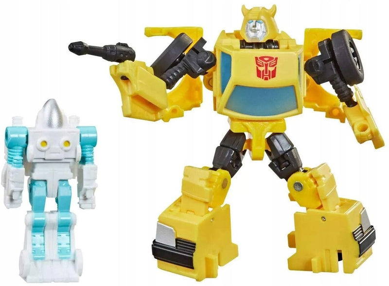 TRANSFORMERS BUZZWORTHY BUMBLEBEE SPIKE  - widok 2 opakowania szczegoly zabawka kolekcja