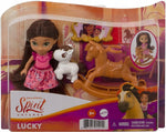 Zabawka MUSTANG DUCH WOLNOŚCI ZESTAW MAŁA LALKA LUCKY 10cm - kolekcjonerska premium zabawki Aseo dla dzieci