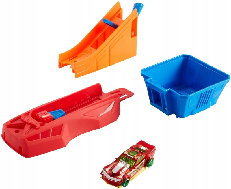 HOT WHEELS AUTO KASKADERSKI SKOK PRZEWRO - widok 2 opakowania szczegoly zabawka kolekcja