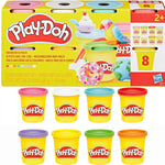 Zabawka PLAY-DOH CIASTOLINA KOLOROWA ZESTAW TUB 8-PAK RAIN - kolekcjonerska Hasbro premium dla dzieci fanow