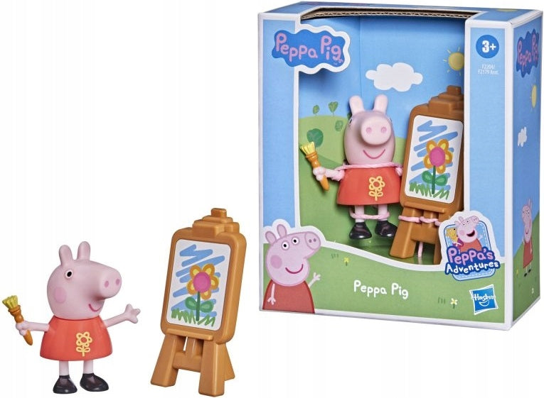 Zabawka ŚWINKA PEPPA  ZESTAW MALOWANIE W PLENERZE - kolekcjonerska premium zabawki Aseo dla dzieci