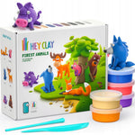 HEY CLAY ZESTAW FOREST ANIMALS 15 TUBEK - widok 4 opakowania szczegoly zabawka kolekcja