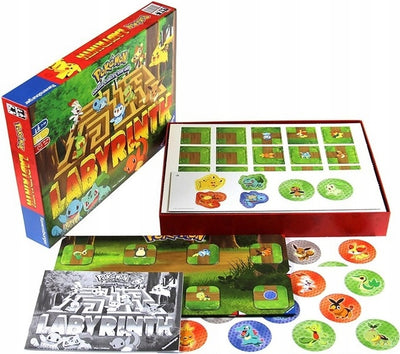 GRA LABIRYNT POKEMON RAVENSBURGER LABYRI - widok 2 opakowania szczegoly zabawka kolekcja
