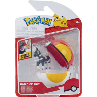 Zabawka POKEMON BATTLE FIGURE CLIP 'N' GO JAZWARES  BLITZL - kolekcjonerska Jazwares premium dla dzieci fanow