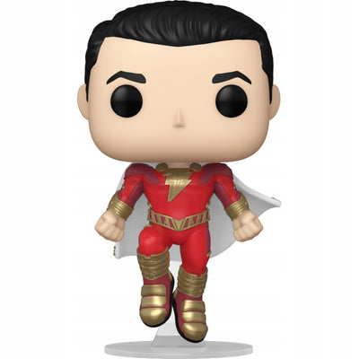 Funko POP Movies Shazam 1277 - opakowanie z tyłu - czerwony costume Zachary Levi DC sequel