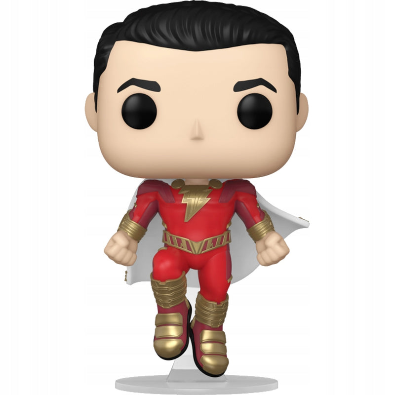 Funko POP Movies Shazam 1277 - opakowanie z tyłu - czerwony costume Zachary Levi DC sequel