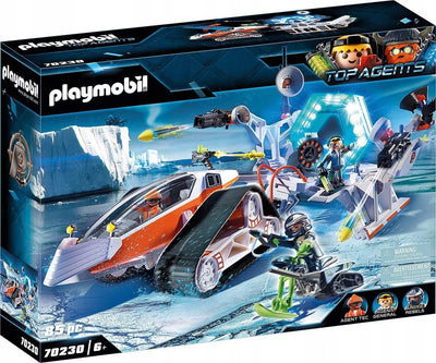 Zabawka PLAYMOBIL TOP AGENTS SPY POJAZD GĄSIENICOWY 70230 - kolekcjonerska premium zabawki Aseo dla dzieci