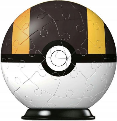 POKEMON PUZZLE 3D KULA ULTRA BALL RAVENS - widok 2 opakowania szczegoly zabawka kolekcja