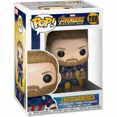 Figurka Funko POP MARVEL AVENGERS INFINITY WAR BOBBLE-HEAD CAPT - kolekcjonerska premium dla fanow kolekcjoner