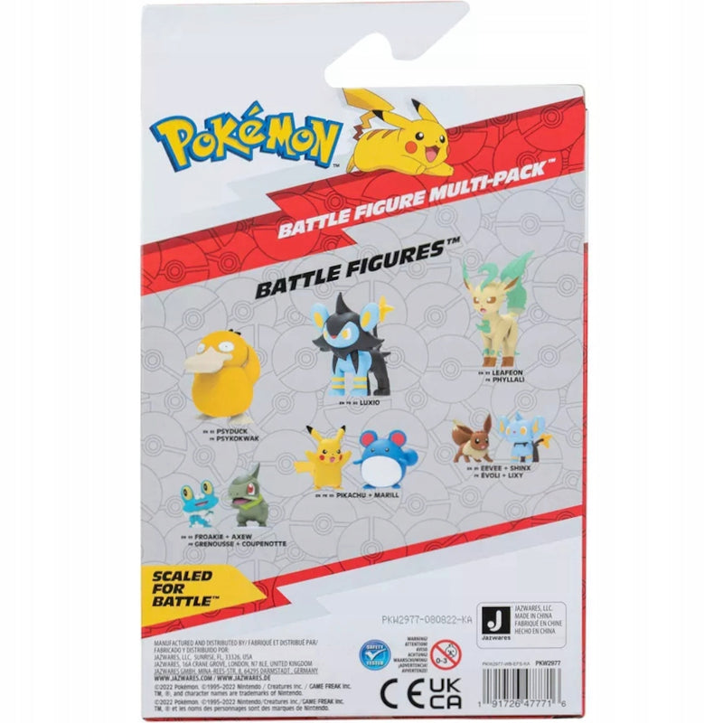 POKEMON BATTLE FIGURE MULTIPACK KANTO PI - widok 7 opakowania szczegoly zabawka kolekcja