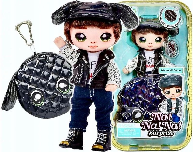 Zabawka NANANA SURPRISE GLAM SERIES LALKA MAXWELL DANE - kolekcjonerska premium zabawki Aseo dla dzieci