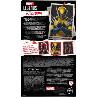 MARVEL LEGENDS SERIES DEADPOOL AND WOLVE - widok 2 opakowania Hasbro szczegoly kolekcja
