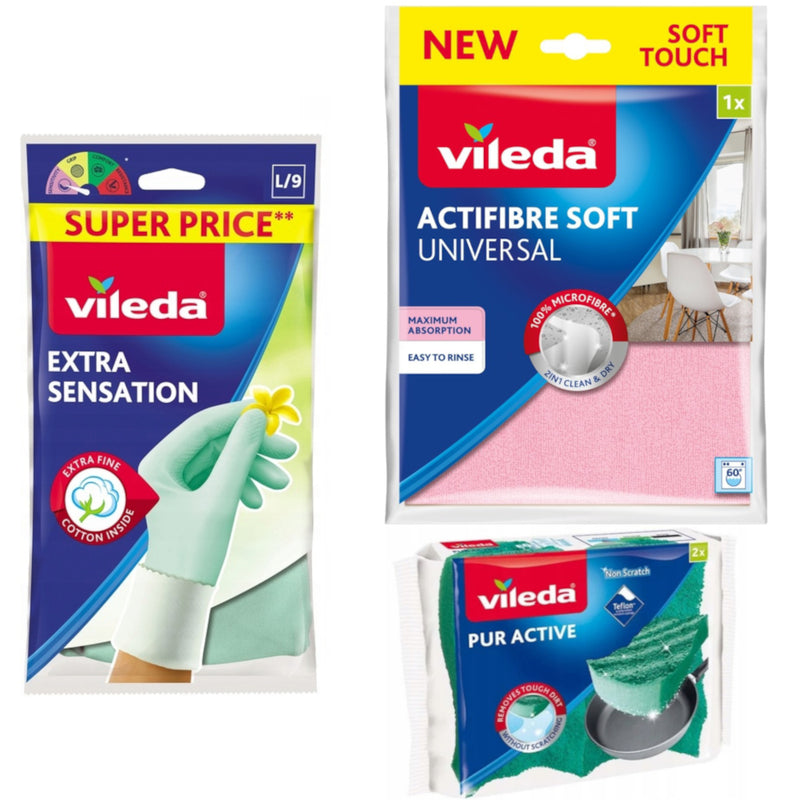 VILEDA TURBO MOP OBROTOWY 2w1 MICROFIBRE - widok 5 Vileda opakowanie szczegoly collectible