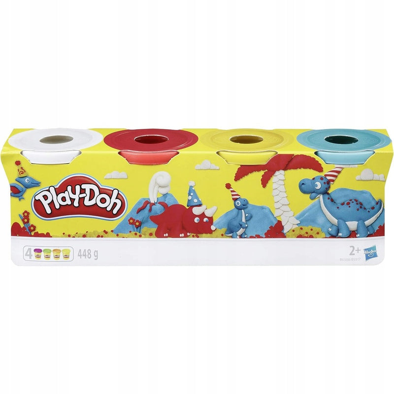 PLAY-DOH CIASTOLINA KOLOROWA ZESTAW TUB  - widok 2 opakowania szczegoly zabawka kolekcja
