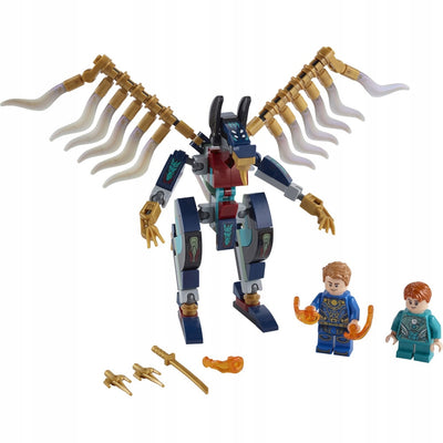 LEGO MARVEL ETERNALS - ATAK POWIETRZNY 7 - widok 2 opakowania szczegoly zabawka kolekcja