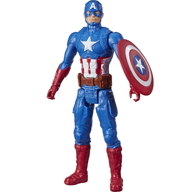 MARVEL AVENGERS TITAN HERO SERIES CAPTAI - widok 3 opakowania Hasbro szczegoly kolekcja