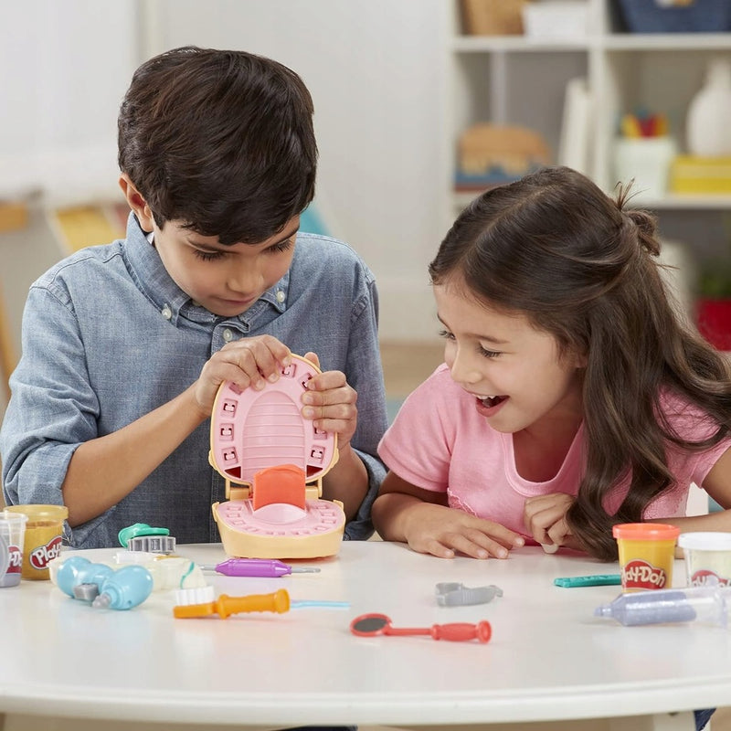 PLAY-DOH CIASTOLINA ZESTAW LECZENIE ZĘBA - widok 5 opakowania szczegoly zabawka kolekcja