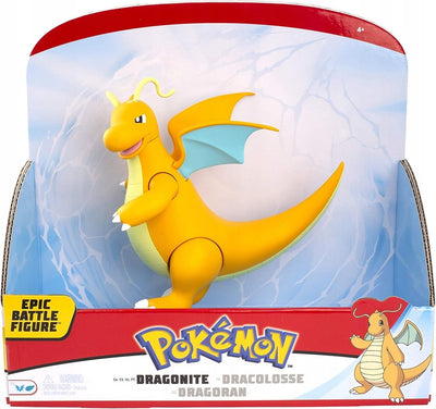 Zabawka POKEMON EPIC BATTLE DUŻA  DRAGONITE - kolekcjonerska premium zabawki Aseo dla dzieci