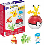 Zabawka MEGA CONSTRUX POKEMON PALDEA REGION TEAM PIKACHU F - kolekcjonerska premium zabawki Aseo dla dzieci