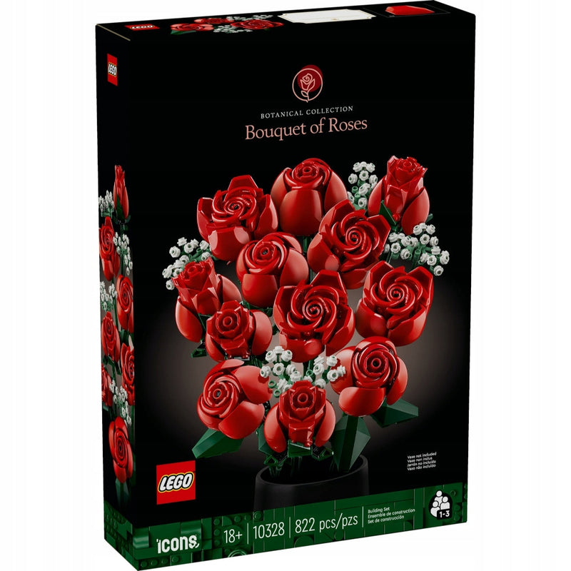 Zabawka LEGO ICONS BOTANICAL COLLECTION DUŻY ZESTAW KLOCKÓ - kolekcjonerska premium zabawki Aseo dla dzieci